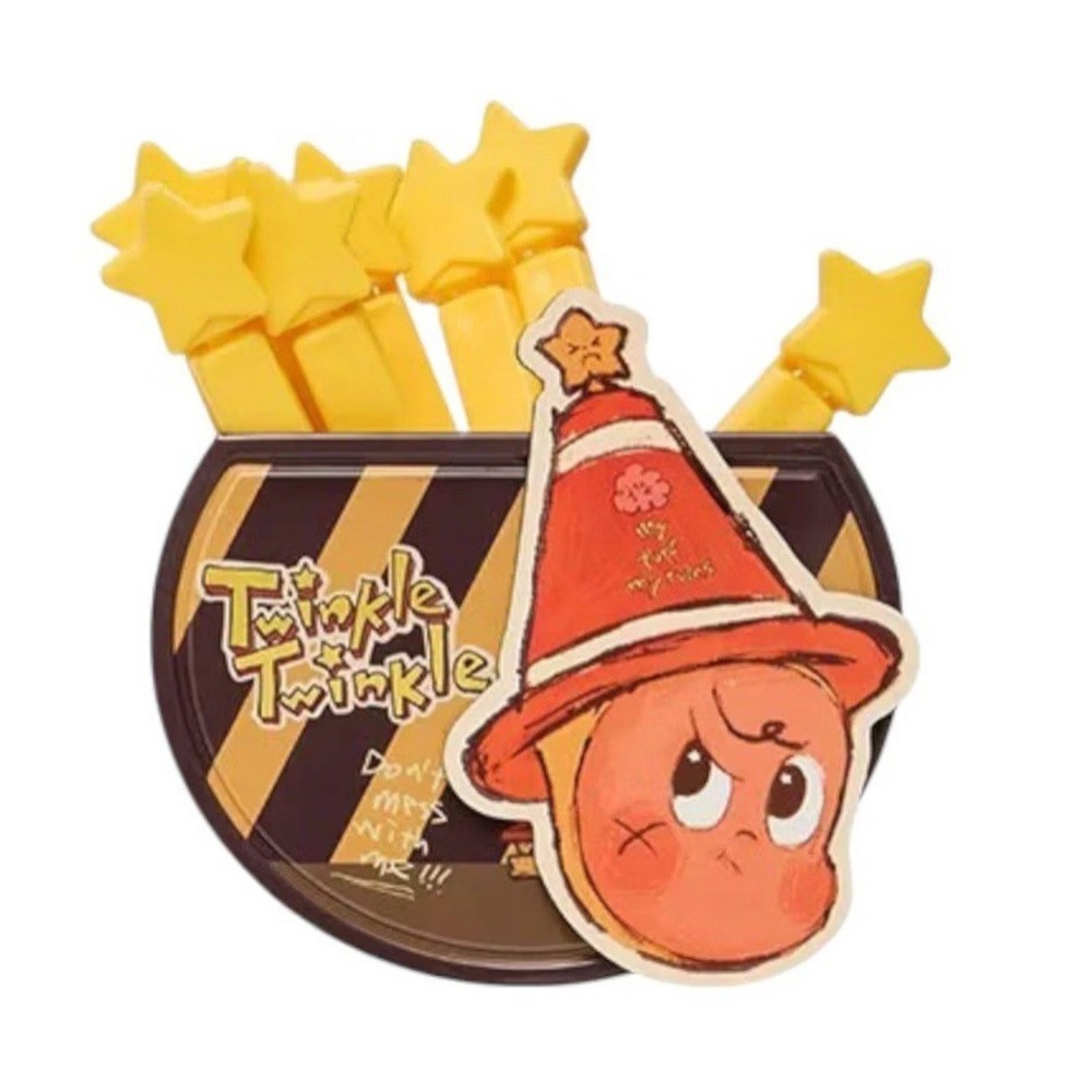 PopMart Twinkle Twinkle Magnetic Sealing Clip Storage Set-Confirmed Bad Temper